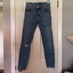 Zara Women's High Waist Skinny Jeans ankle length - 6